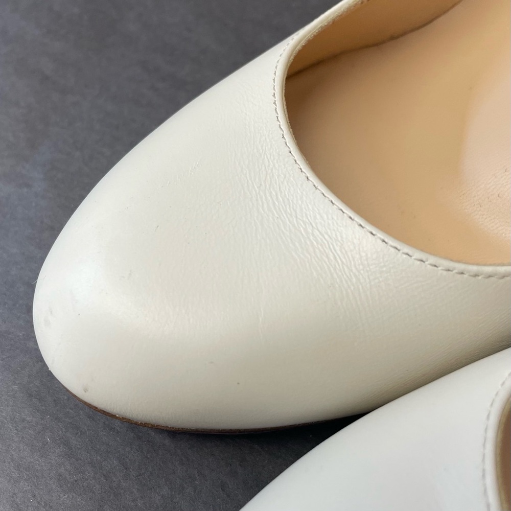 Christian Louboutin Fifi Off White 85 mm Round toe Pumps size 38 - Picture 12 of 13